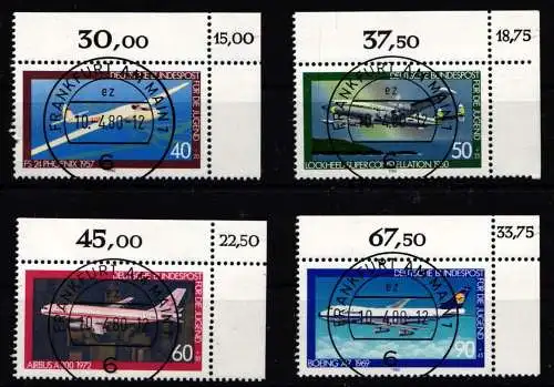 Bundesrepublik Deutschland 1040-1043 KBWZ gestempelt #NH134