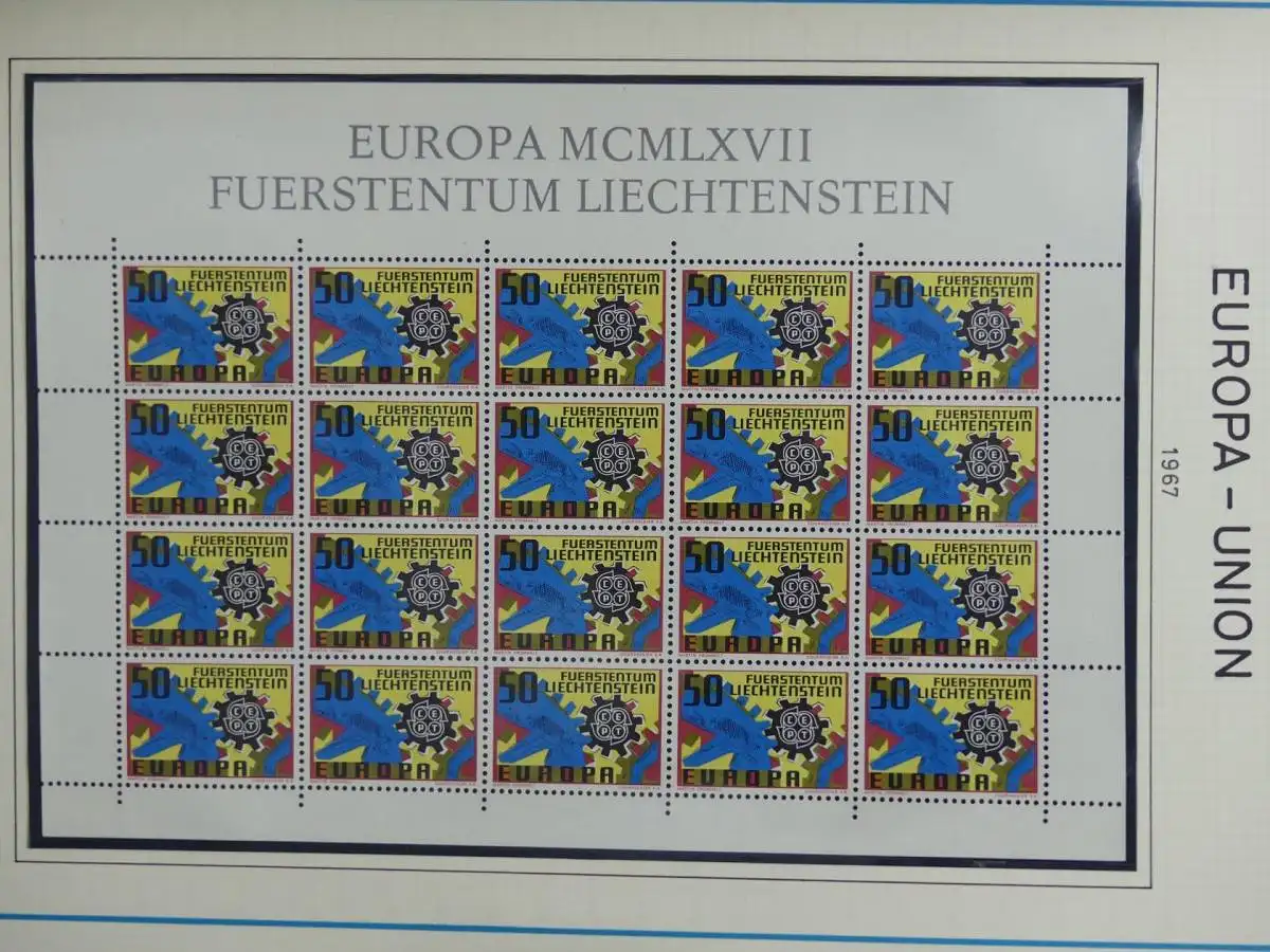 Europa/Cept ab Vorläufern ** besammelt auf selbstgestalteten Seiten #LY904