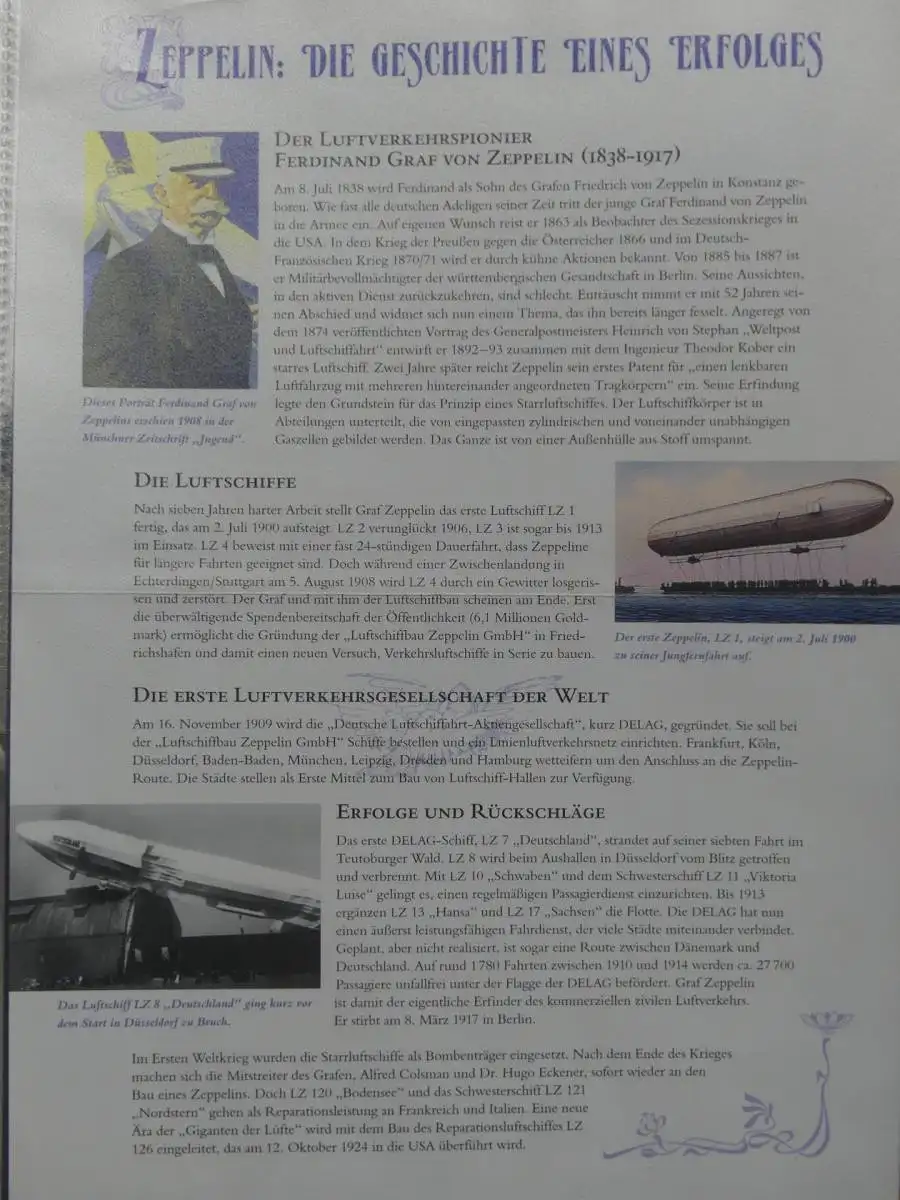 Motiv Luftschiff hauptsächlich Zeppelun NT u.a. auf Borek Seiten #LY919
