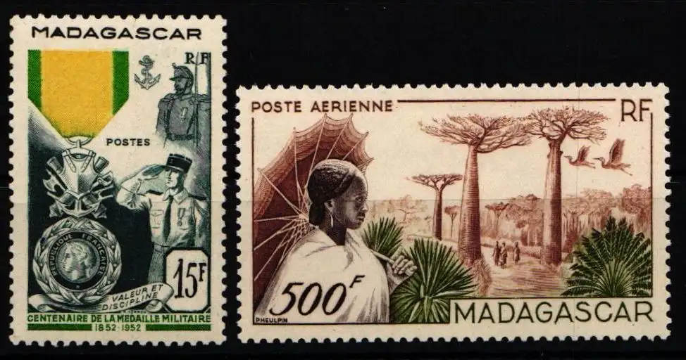 Madagaskar Jahrgang 1952 postfrisch #NH590