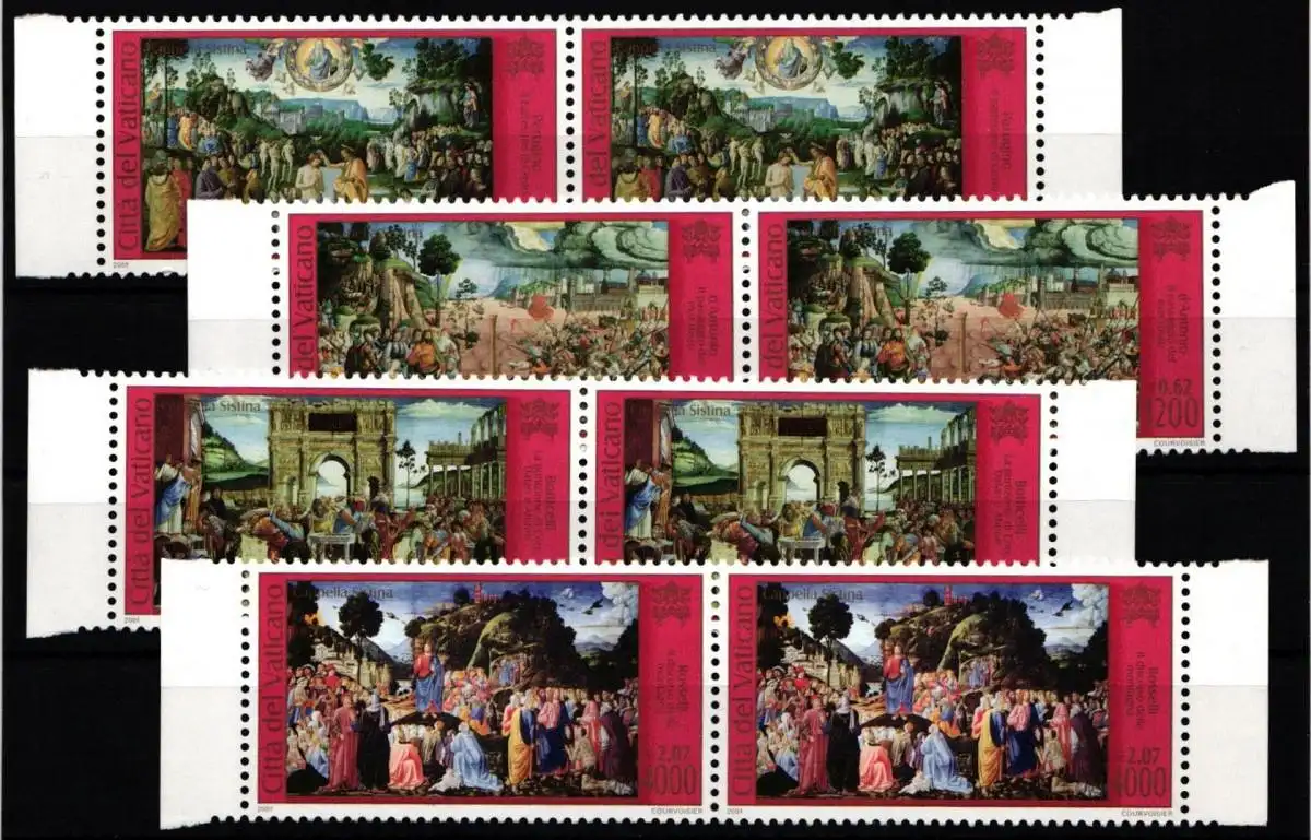 Vatikan 2er Streifen 1362-1365 postfrisch #NH690