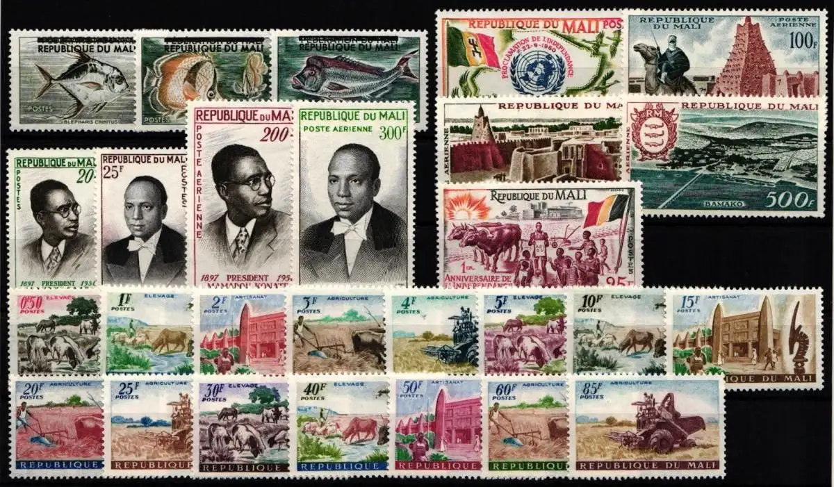 Mali Jahrgang 1961 postfrisch ohne Block 1 #NH664