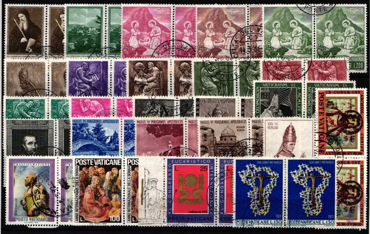 Vatikan Lot 2er Blöcke gestempelt #NH698