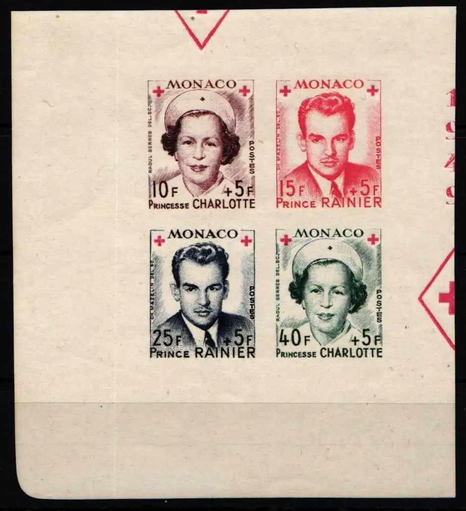 Monaco Block 3 B postfrisch Fürstenhaus #NE661