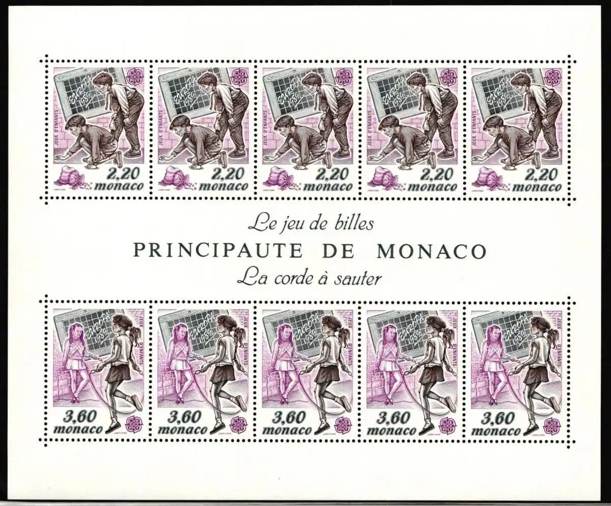 Monaco Block 44 postfrisch Cept #NE682