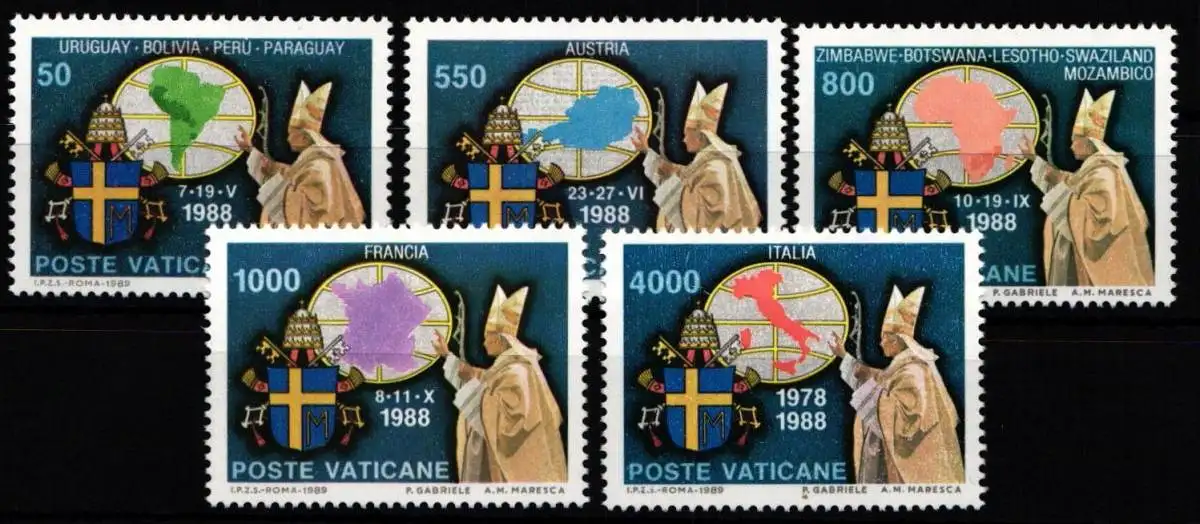 Vatikan 988-992 postfrisch #NH719