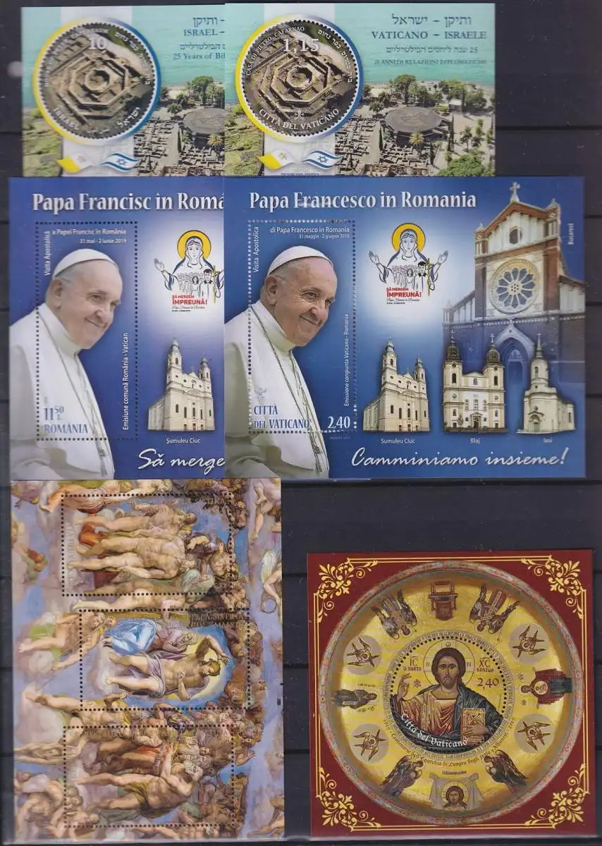 Vatikan Jahrgang 2019 postfrisch mit Extras #NH704