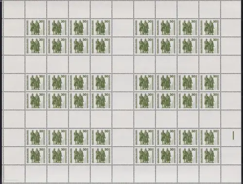 DDR Markenheftchenbogen MHB 20 postfrisch #NE196