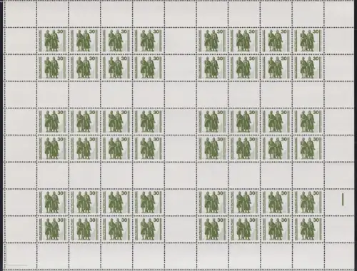 DDR Markenheftchenbogen MHB 20 postfrisch #NE196