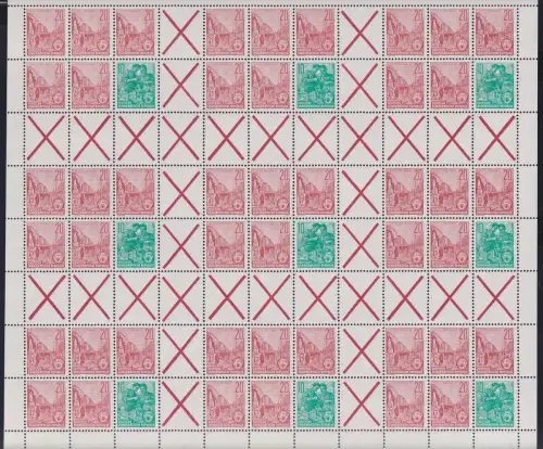 DDR Markenheftchenbogen MHB 9 postfrisch #NE176