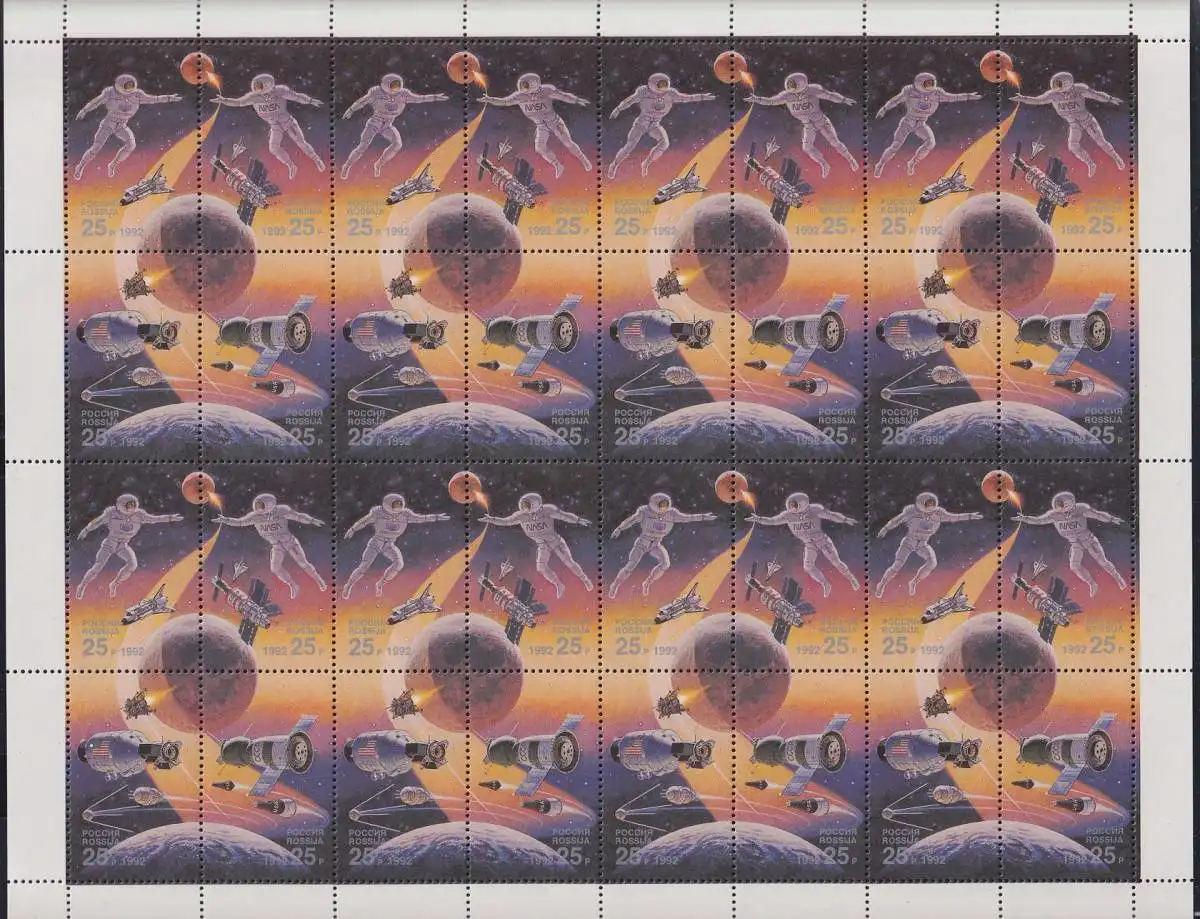 Russland ZD-Bogen 241-244 postfrisch #NE204