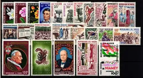 Niger Jahrgang 1965 postfrisch MiNr 107 mit Falz #NH765