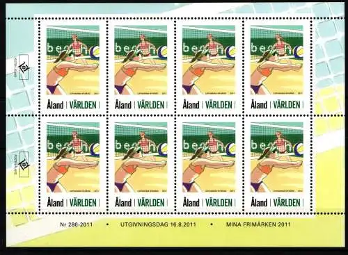 Finnland Alandinseln 349 postfrisch als Kleinbogen #NA801