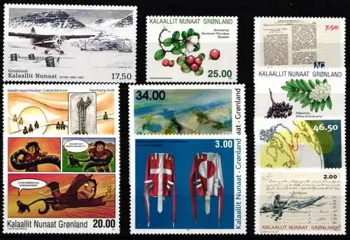 Dänemark Grönland Jahrgang 2011 ohne selbstklebenden Marken postfrisch #NI884