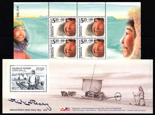 Dänemark Grönland Jahrgang 2005 ohne selbstklebende Marken postfrisch #NI878