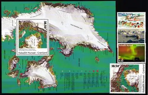 Dänemark Grönland Jahrgang 2012 ohne selbstklebenden Marken postfrisch #NI885