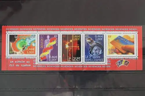 Frankreich 3561-3565 postfrisch als Fünferstreifen #WS039