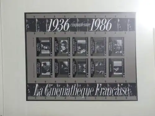 Frankreich 1982-1989 postfrisch besammelt im Safe Vordruck #LY935