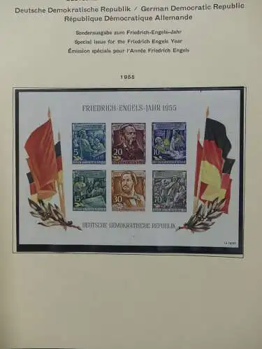 DDR postfrisch besammelt im Schaubek-Album #LY943