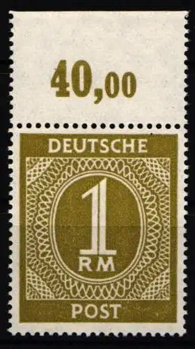 Alliierte Besetzung 937 c P OR dgz postfrisch Farbprpfung Arge #NJ112