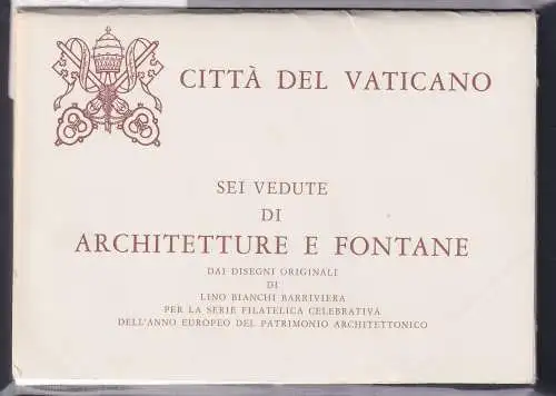 Vatikan als Ganzsache im offiziellen Folder #NH949