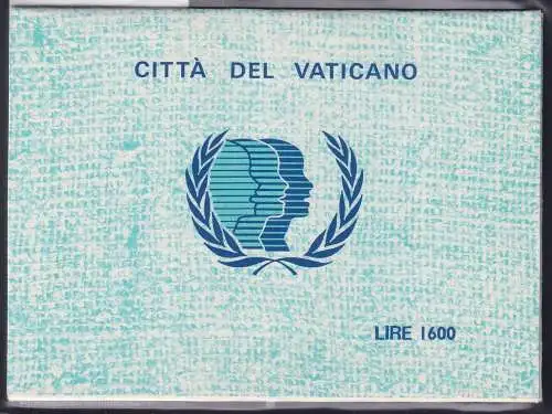 Vatikan Jahr 1985 als Ganzsache im offiziellen Folder #NH944