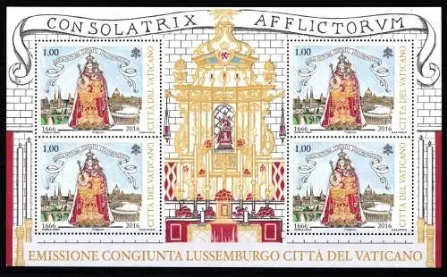 Vatikan 1882 postfrisch als Kleinbogen #NH987