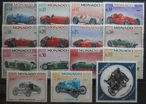 Monaco 848-862 postfrisch #UG905