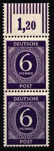 Alliierte Besetzung 916 W OR postfrisch senkrechtes Paar #NJ204