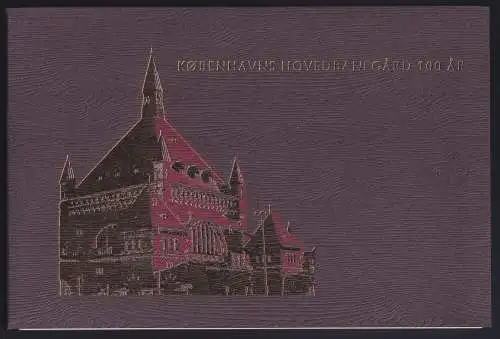 Dänemark MH 80 postfrisch sauberes Markenheftchen, Einband Mängel #NJ261