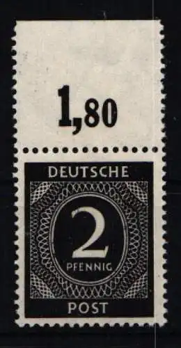 Alliierte Besetzung 912 a P OR dgz postfrisch Farbbestimmung Arge #NJ251