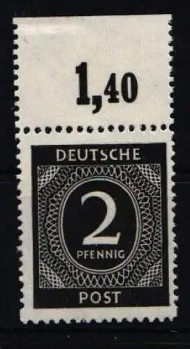 Alliierte Besetzung 912 a P OR dgz postfrisch Farbbestimmung Arge #NJ243