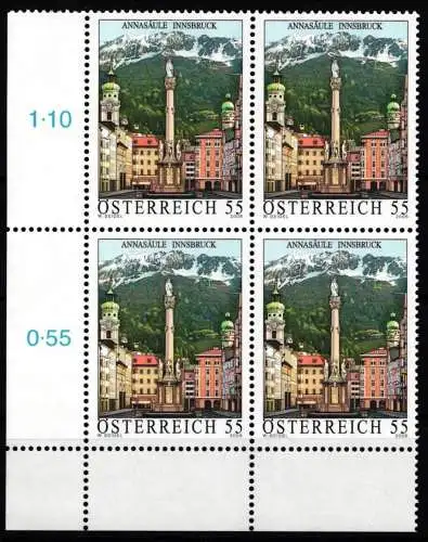 Österreich Viererblock 2607 postfrisch #NA507