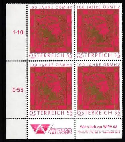 Österreich Viererblock 2629 postfrisch #NA511