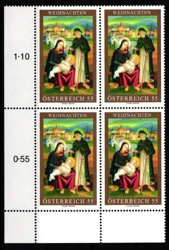 Österreich Viererblock 2625 postfrisch #NA514