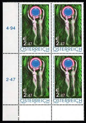 Österreich Viererblock 2389 postfrisch #NA542