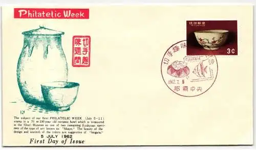 Ryukyu-Inseln FDC 131 als Ersttagsbrief #NI427