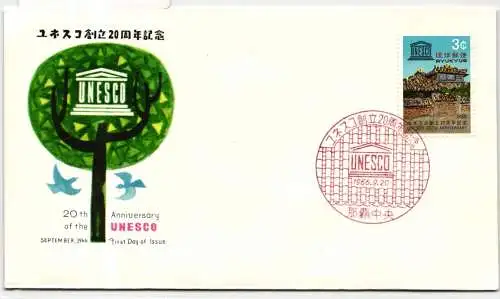 Ryukyu-Inseln FDC 176 als Ersttagsbrief #NI467