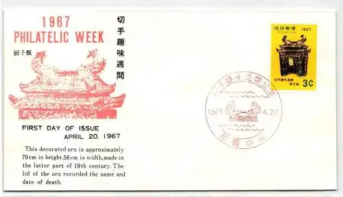 Ryukyu-Inseln FDC 185 als Ersttagsbrief #NI472