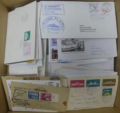 ALLES MUSS RAUS - ca 3kg Wunderkiste mit Briefen und FDCs aus aller Welt #KK004