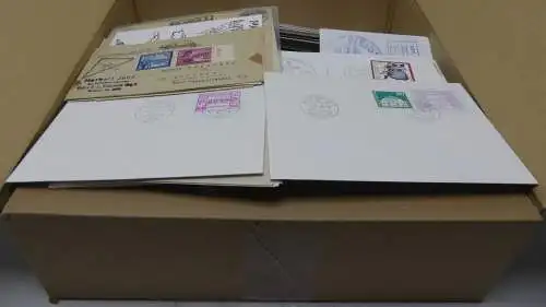 ALLES MUSS RAUS - ca 3kg Wunderkiste mit Briefen und FDCs aus aller Welt #KK004