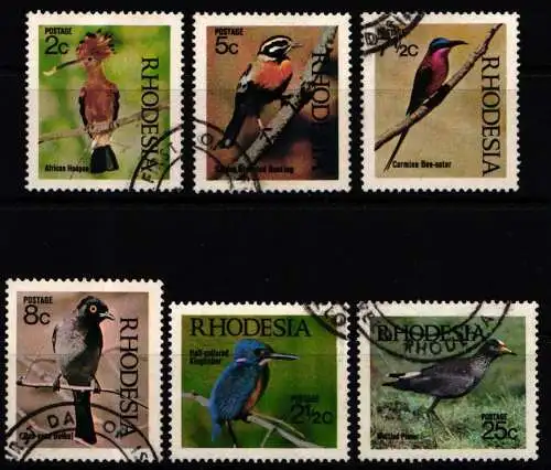 Rhodesien 108-13 gestempelt Vögel #NI563