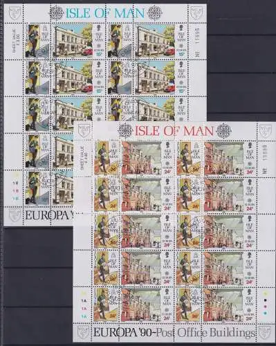 Isle of Man 427-430 gestempelt mit EST, als Kleinbögen, Cept #NF297