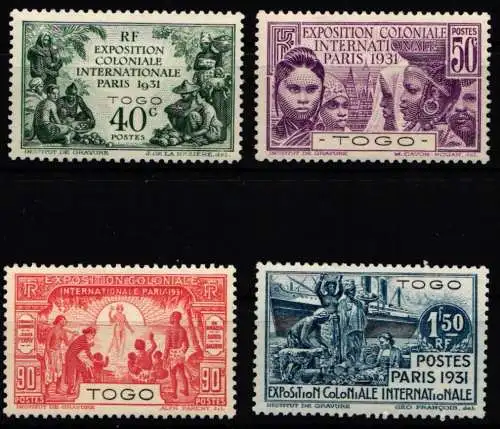 Togo 103-106 postfrisch Kolonialausstellung Paris 1931 #NF032