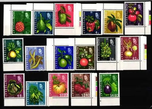 Montserrat 158-174 x postfrisch Obst und Gemüse #NF084