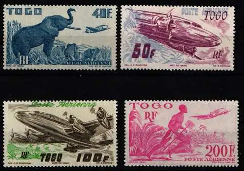 Togo 213-216 postfrisch Flugpostmarken #NF076