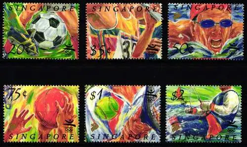 Singapur 652-657 postfrisch Sport #NF094