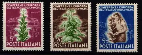 Italien 802-804 postfrisch Tabakanbau #NE961