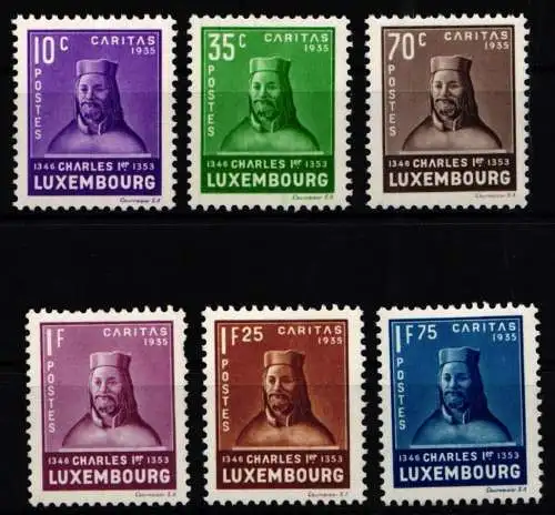 Luxemburg 284-289 postfrisch Caritas #NE972