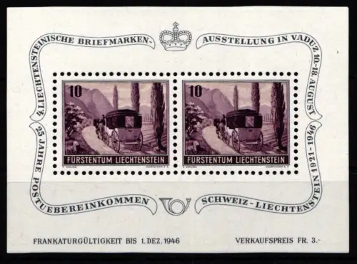 Liechtenstein Block 4 postfrisch #NE970